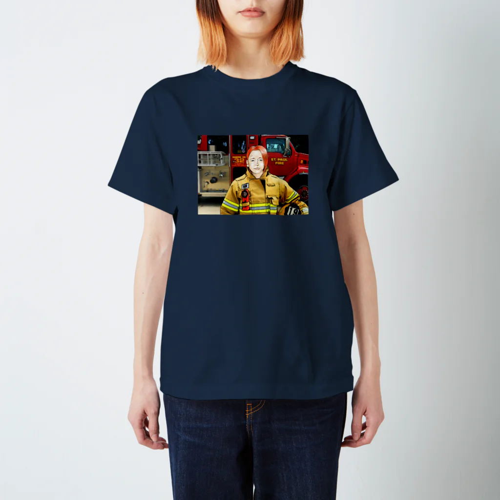 江島　達也のFire Fighter スタンダードTシャツ