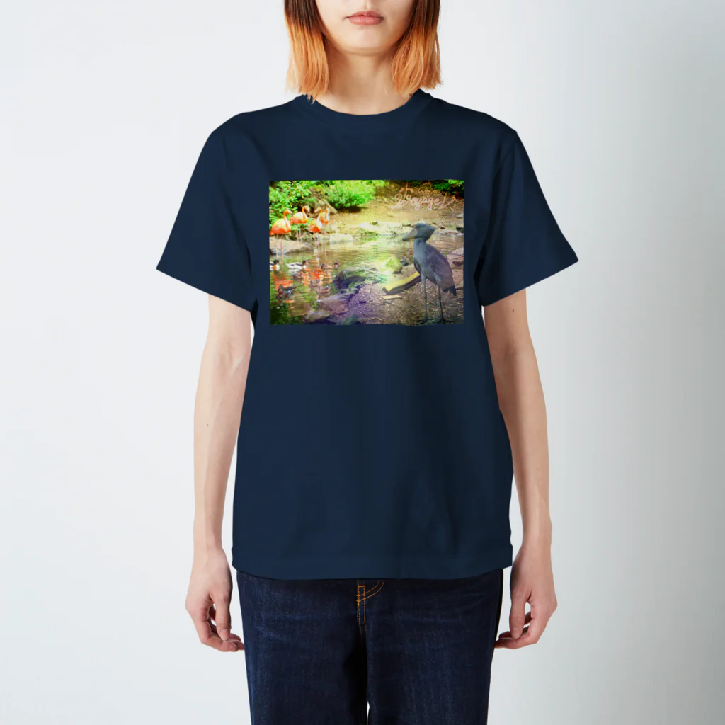 Voyage la Calopsitteのハシビロコウの憧憬 Regular Fit T-Shirt