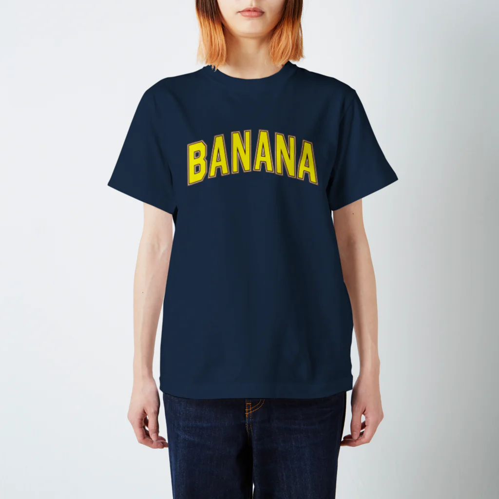 カレッジロゴ何か良いのバナナカレッジ Regular Fit T-Shirt
