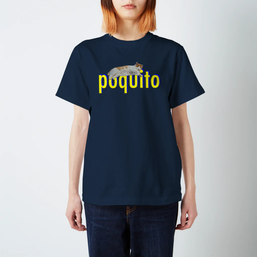 tomo.craftsのチョットだけねこ_Un Poquito スタンダードTシャツ