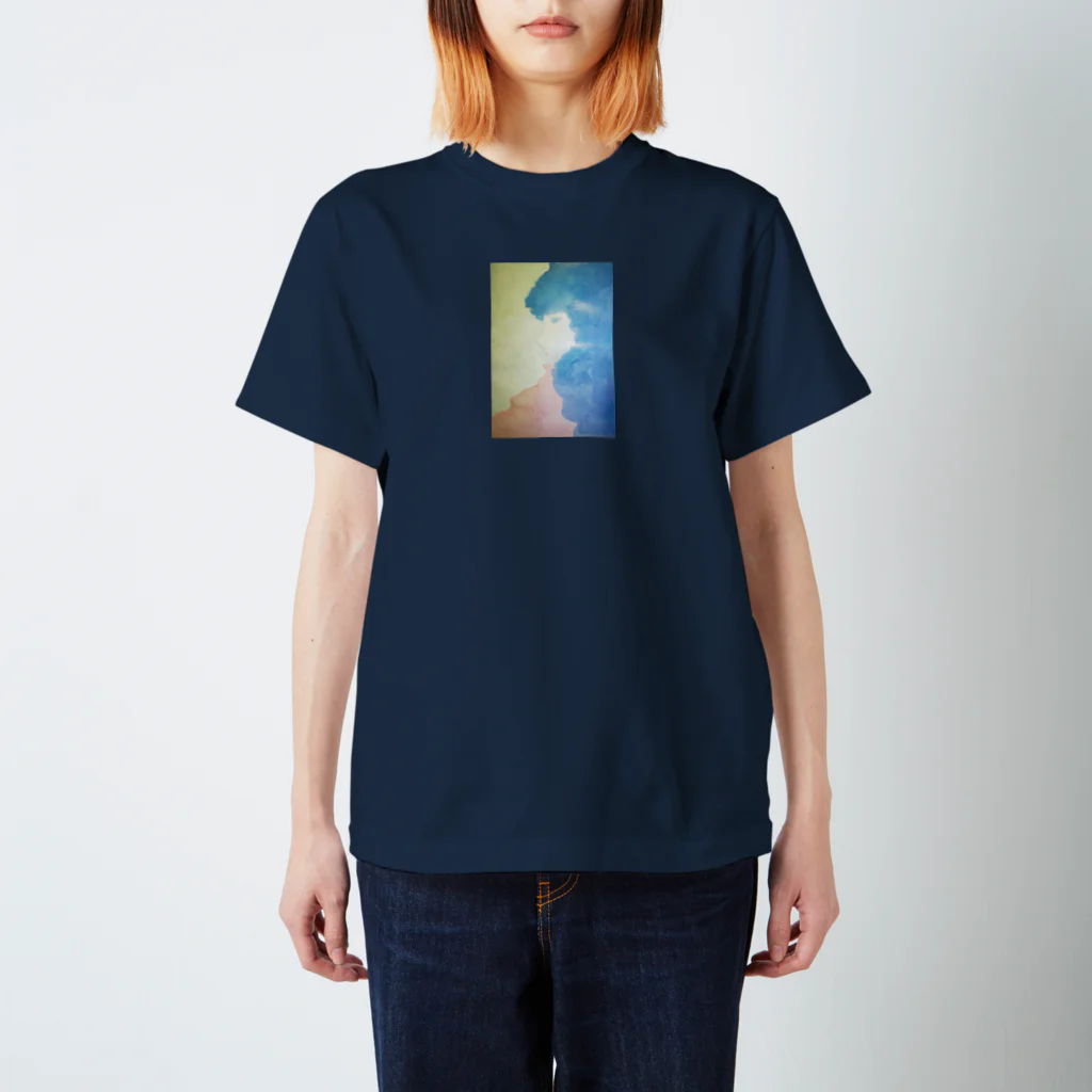 so- (^^)の青い髪の女性 Regular Fit T-Shirt