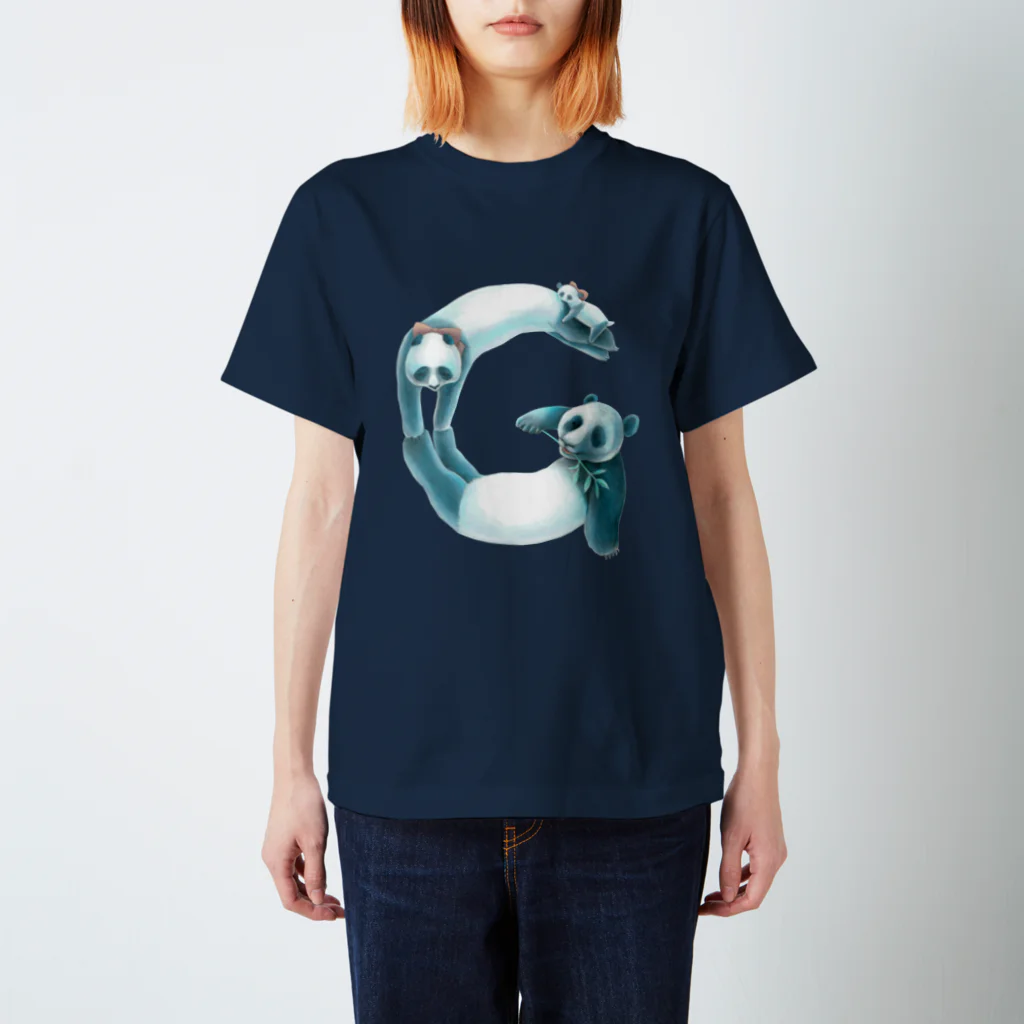 Botanical STUDIOの"G"  Wonderalphabet Regular Fit T-Shirt