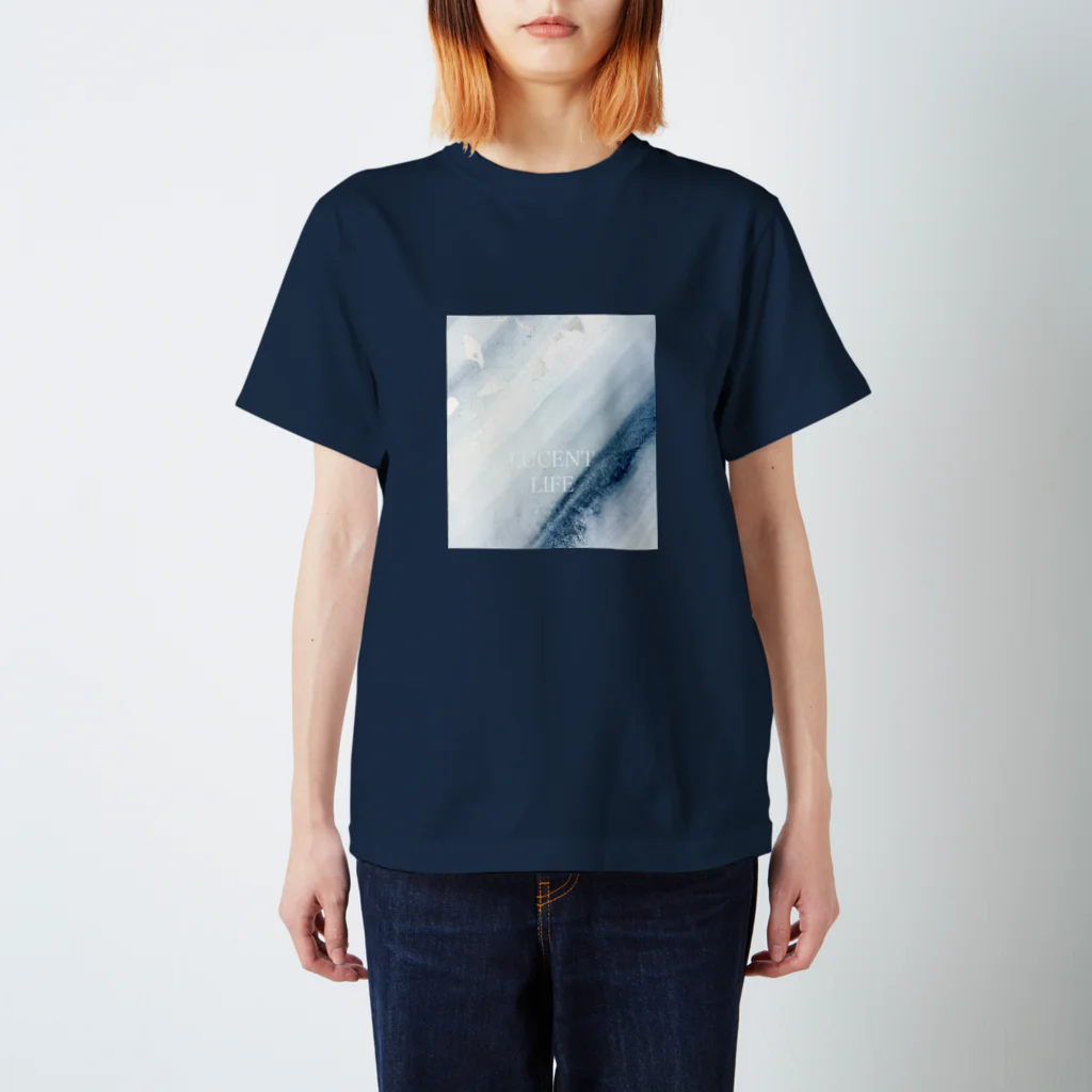 LUCENT LIFEのSumi - Silver leaf Regular Fit T-Shirt