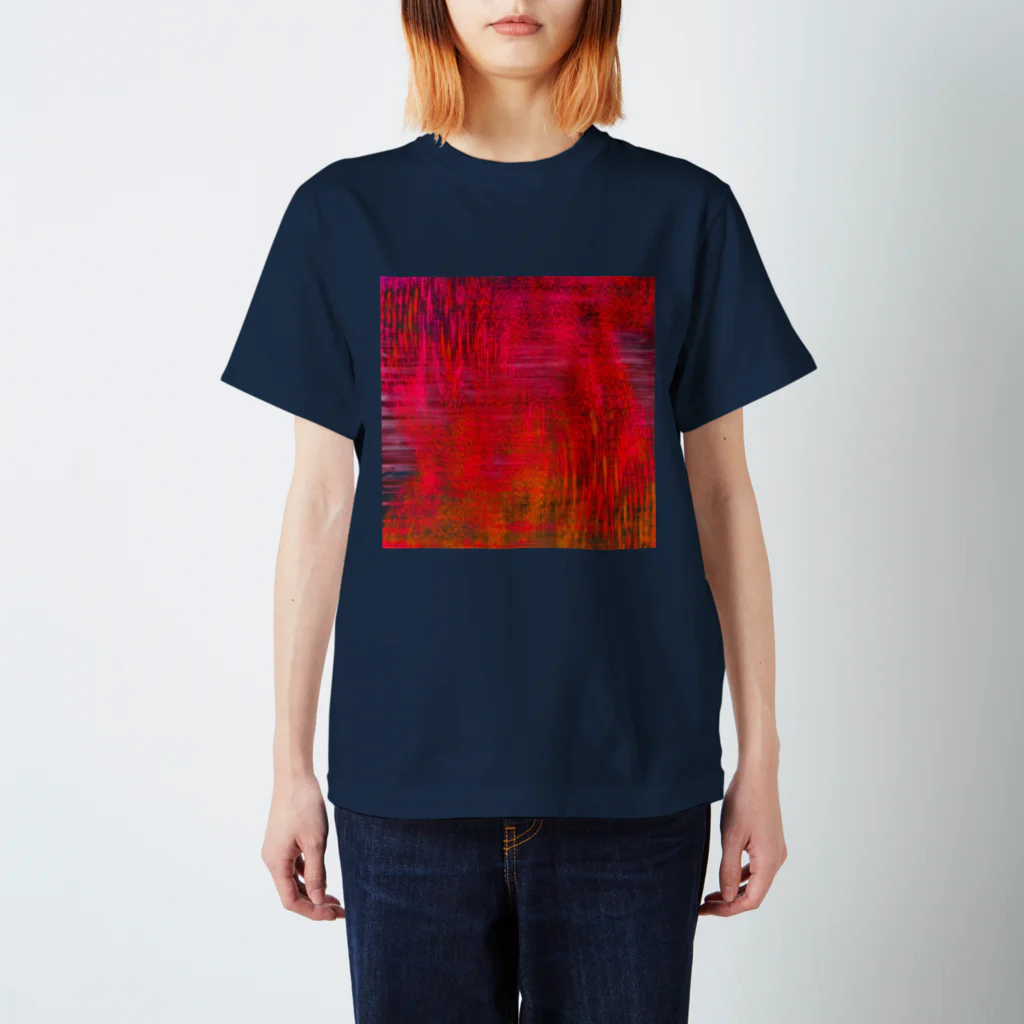 水草のRed Regular Fit T-Shirt