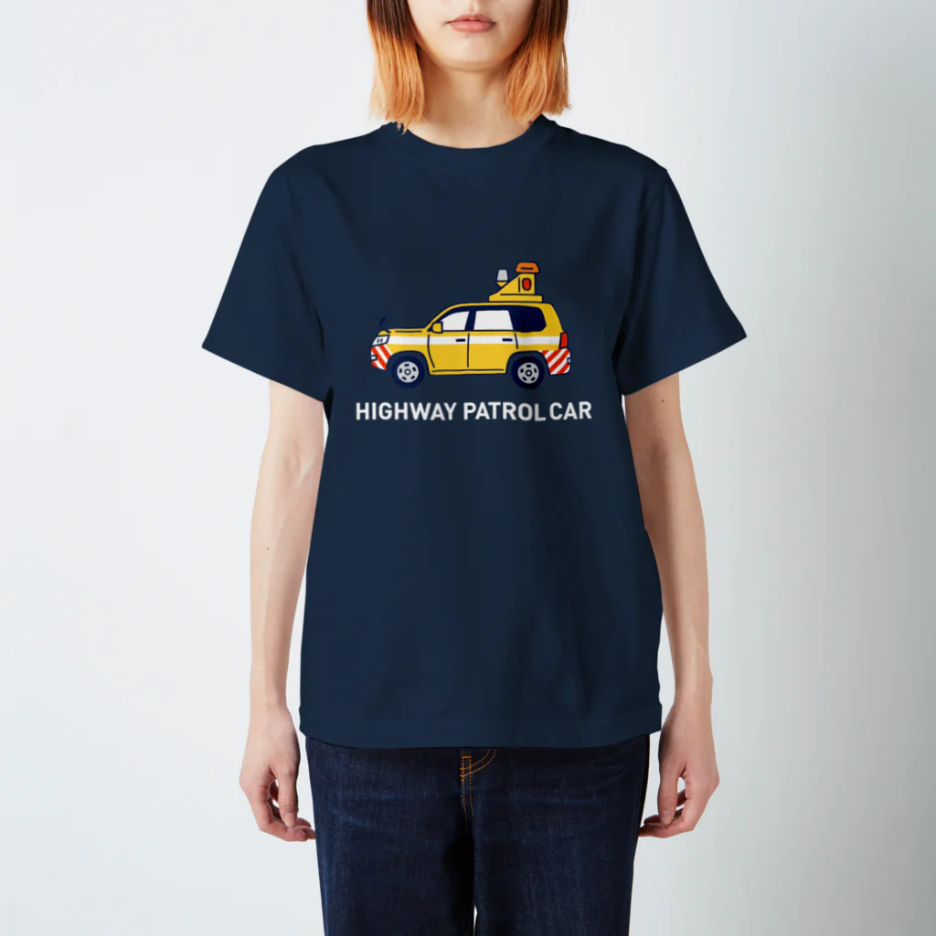 さはらそのこ｜イラストレーターの道路パトロールカー 濃色 Regular Fit T-Shirt