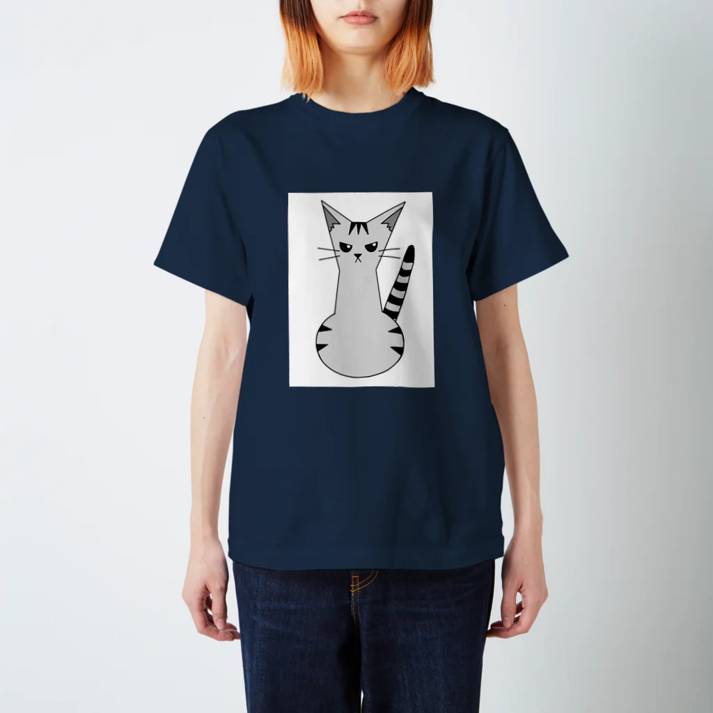 もりぐちのさんかくネコ Regular Fit T-Shirt