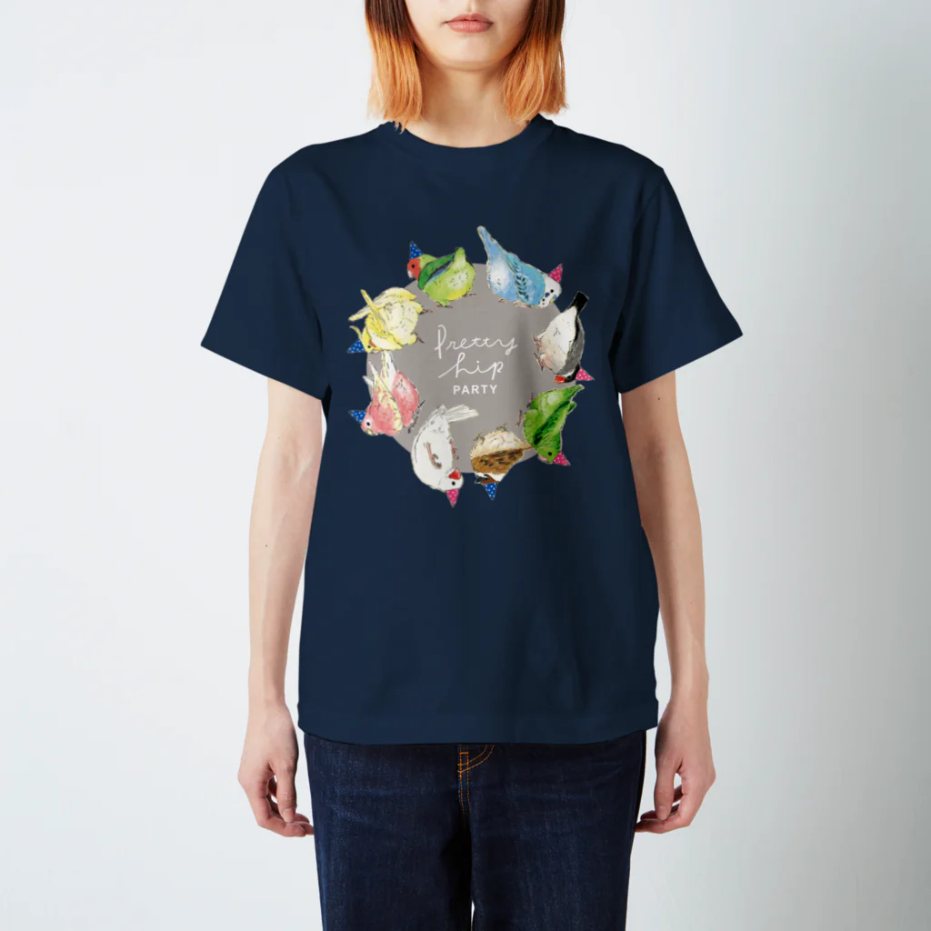 monbulanの小鳥たちのプリティーヒップパーティー Regular Fit T-Shirt