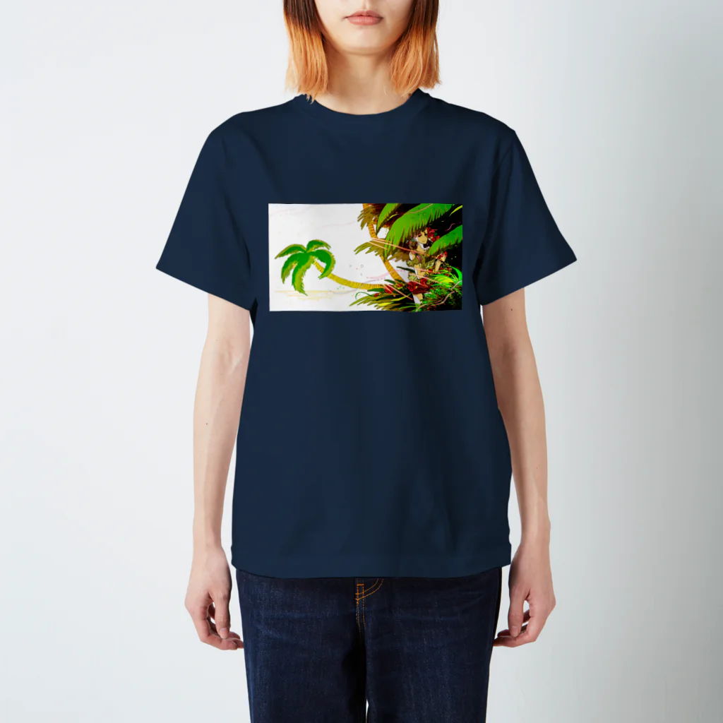 unknown＋storeのグリーンのハット スタンダードTシャツ