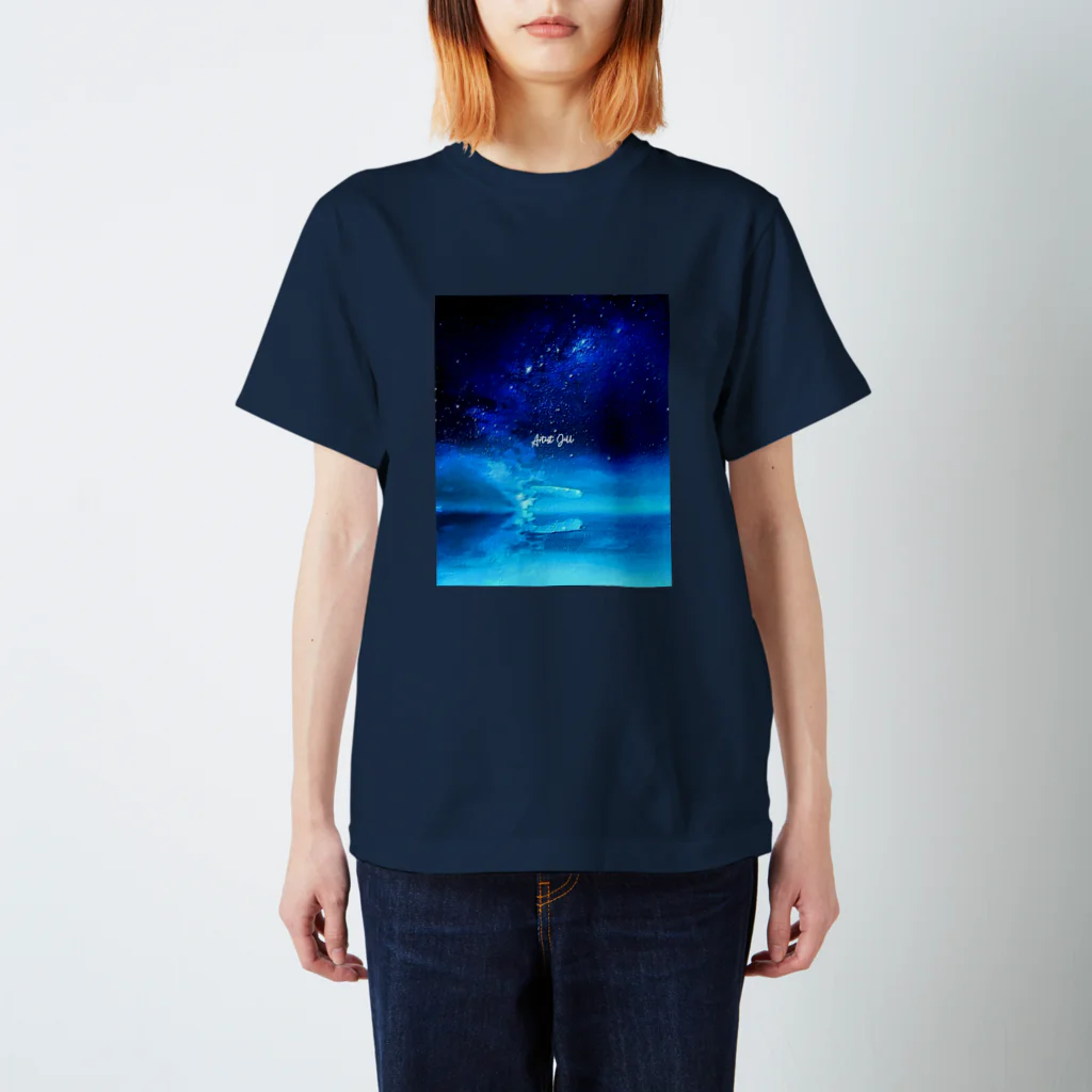 【ホラー専門店】ジルショップの幻想的な星空(縦Ver.) スタンダードTシャツ