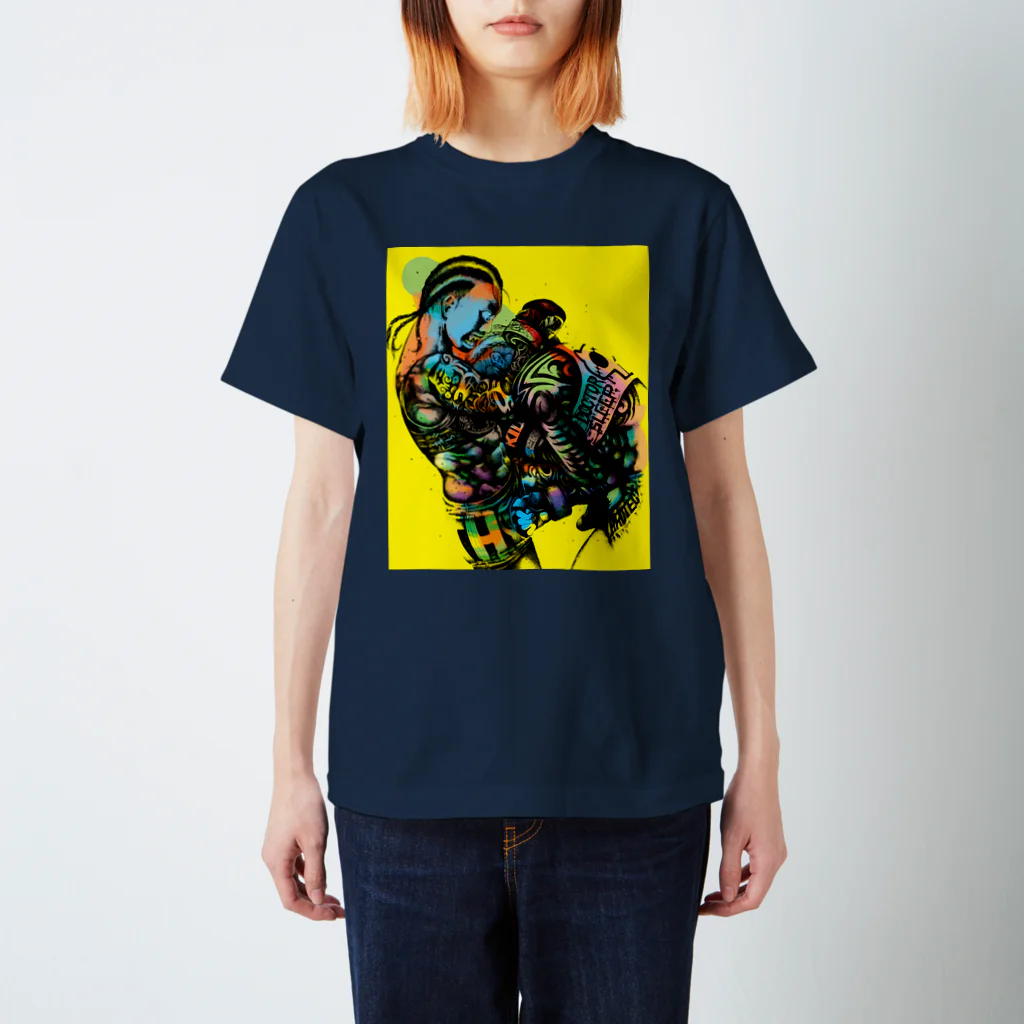 月が輝くこんな夜にの膝 Regular Fit T-Shirt