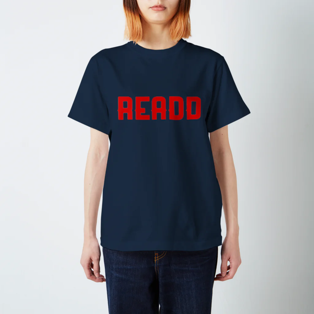 ReaDDのReaDD ロゴ赤 スタンダードTシャツ