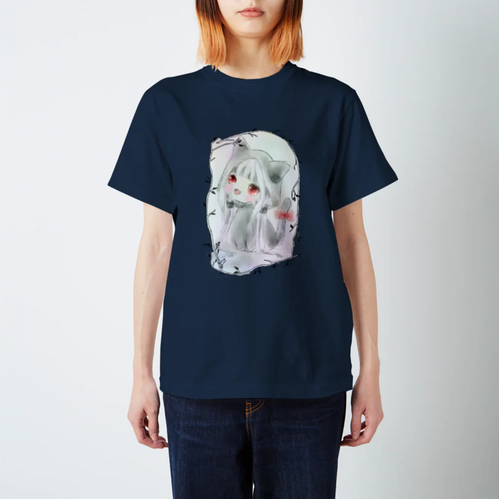 かめころんの黒猫アメル♪ Regular Fit T-Shirt