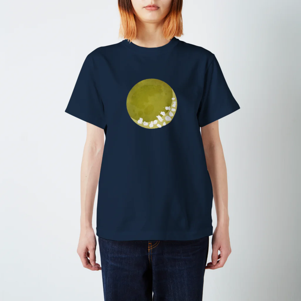 大賀一五の店の月食中の月兎 Regular Fit T-Shirt