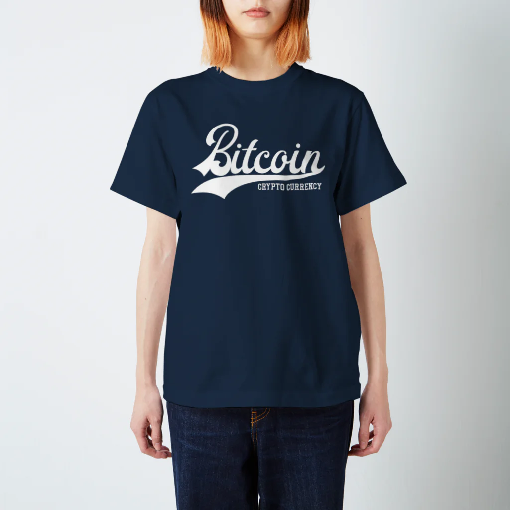 TROPiCALViBESのbitcoin #2 white font スタンダードTシャツ