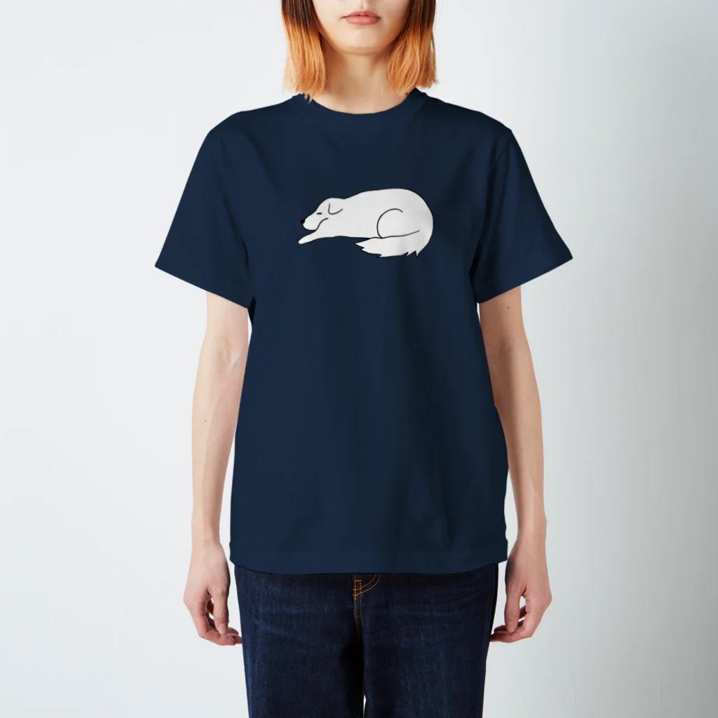 かぬぬの寝る大型犬 Regular Fit T-Shirt