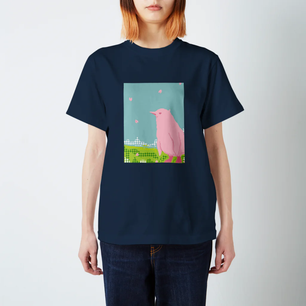 榛原ペンギン美術館(物販部)の春待ちペンギン Regular Fit T-Shirt