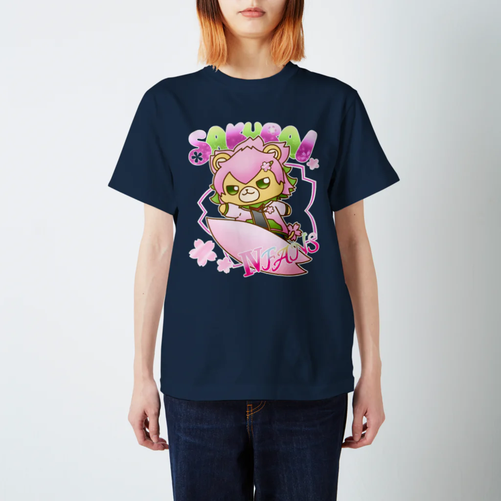 クロフミのまったりショップのⅣFANS桜井くん(濃色生地版) スタンダードTシャツ