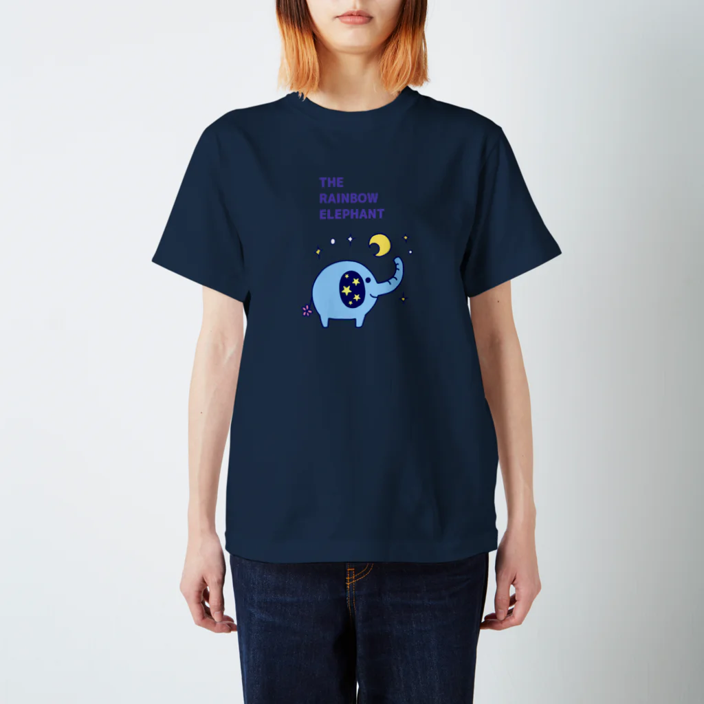 miponのTHE　RAINBOW　ELEPHANT スタンダードTシャツ