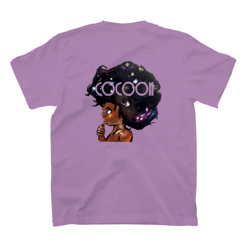 ＊fumm al-fut＊　のCocoon / Ｏriginal ”Baby Star"胸ワンポイント・バックプリント スタンダードTシャツの裏面