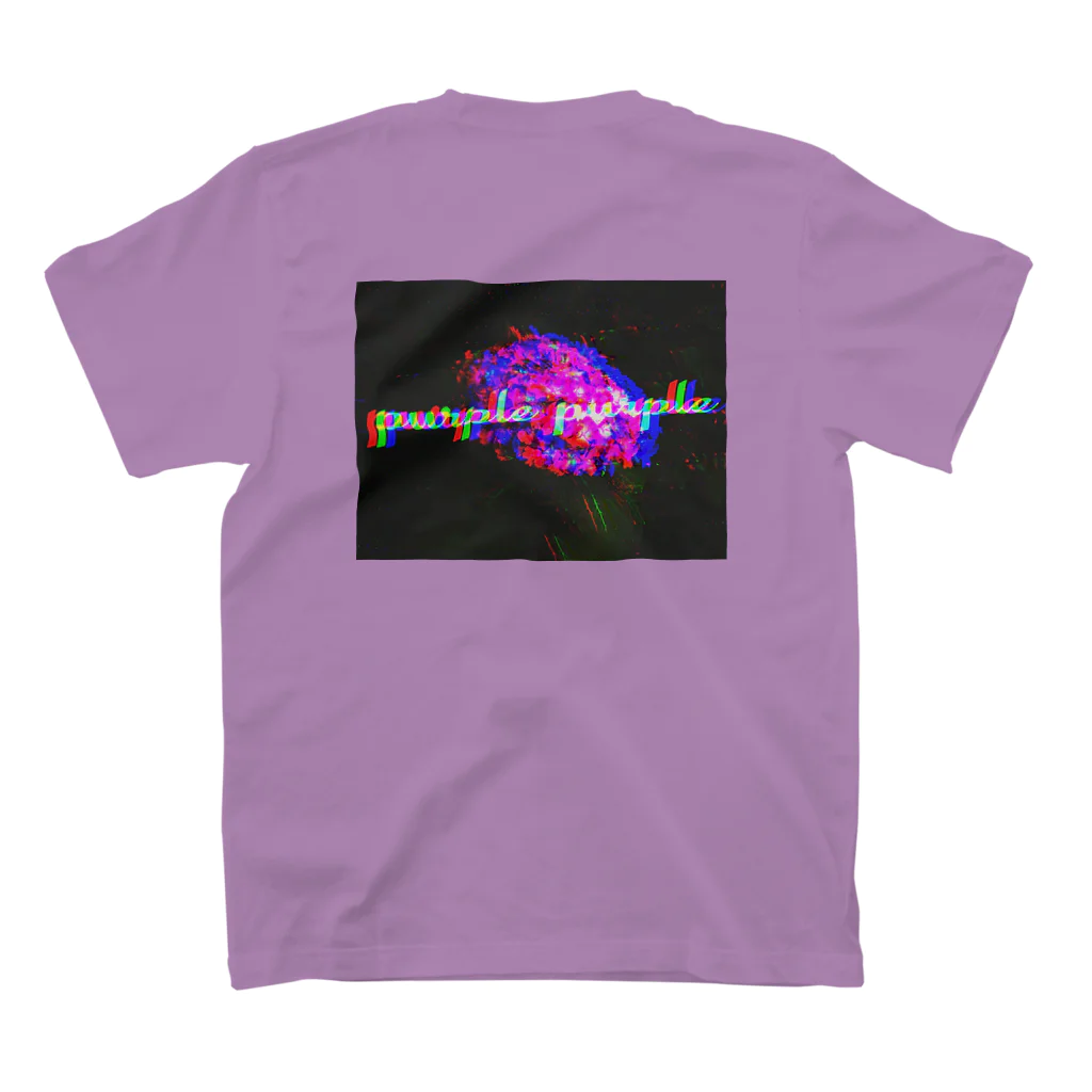 purplepurpleのpurplepurple病みかわTシャツ スタンダードTシャツの裏面