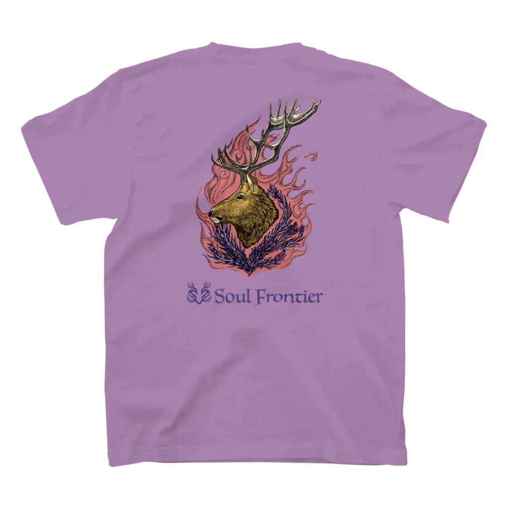 Soul FrontireのSoul Frontire イラスト　カラー３ スタンダードTシャツの裏面