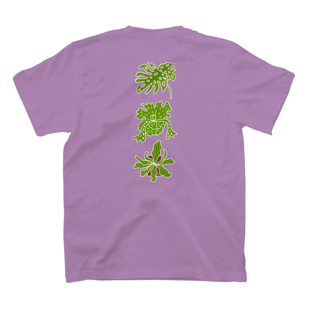 INGRIDの植物Tシャツ⚡️⚡️⚡️ Regular Fit T-Shirtの裏面