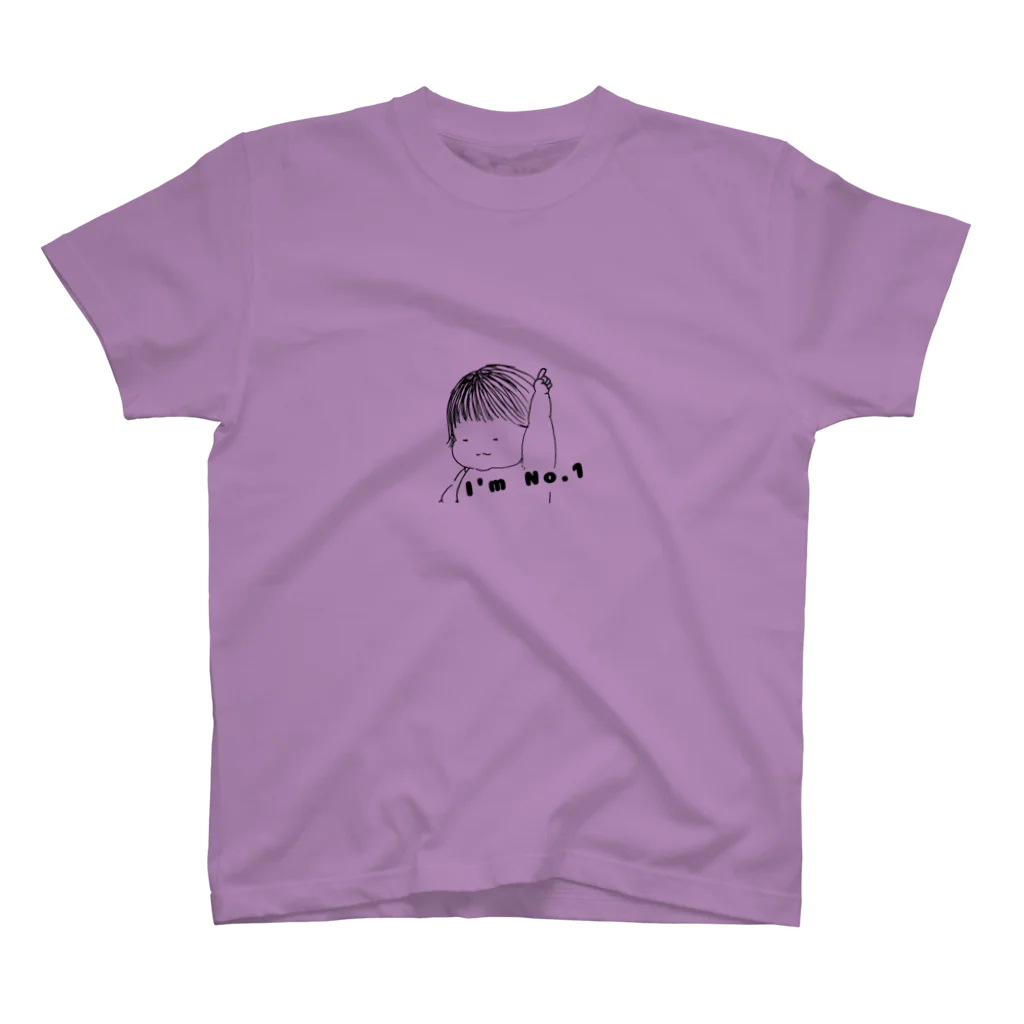 もちもちっこの強気な赤ちゃん Regular Fit T-Shirt