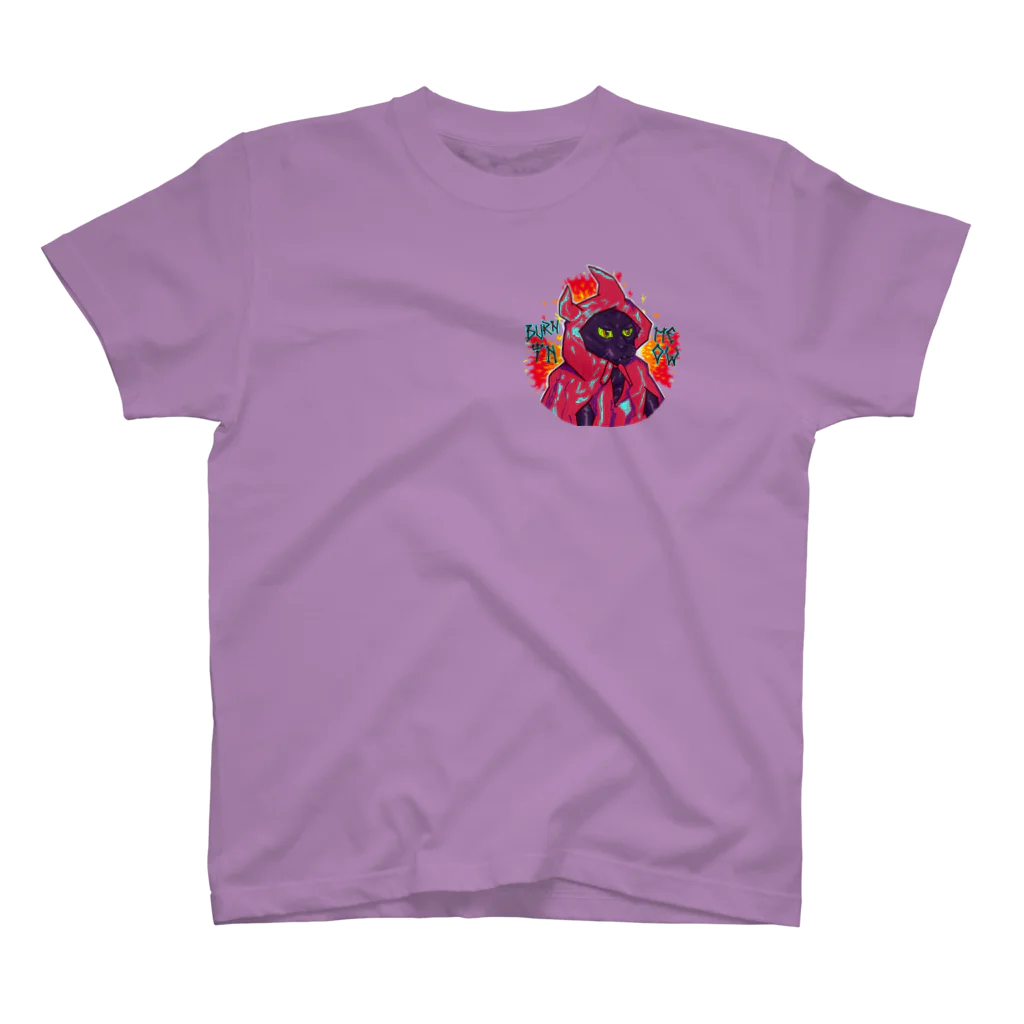 FuchsiaArtのBurning Meow スタンダードTシャツ