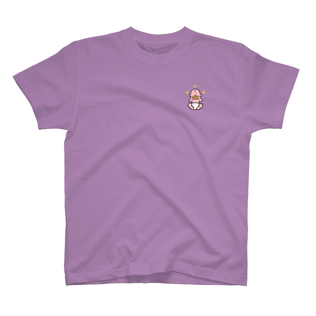 Discover アニメーション メンズ レディース Tシャツ 赤ちゃん 父 母 おしゃぶり赤ちゃん