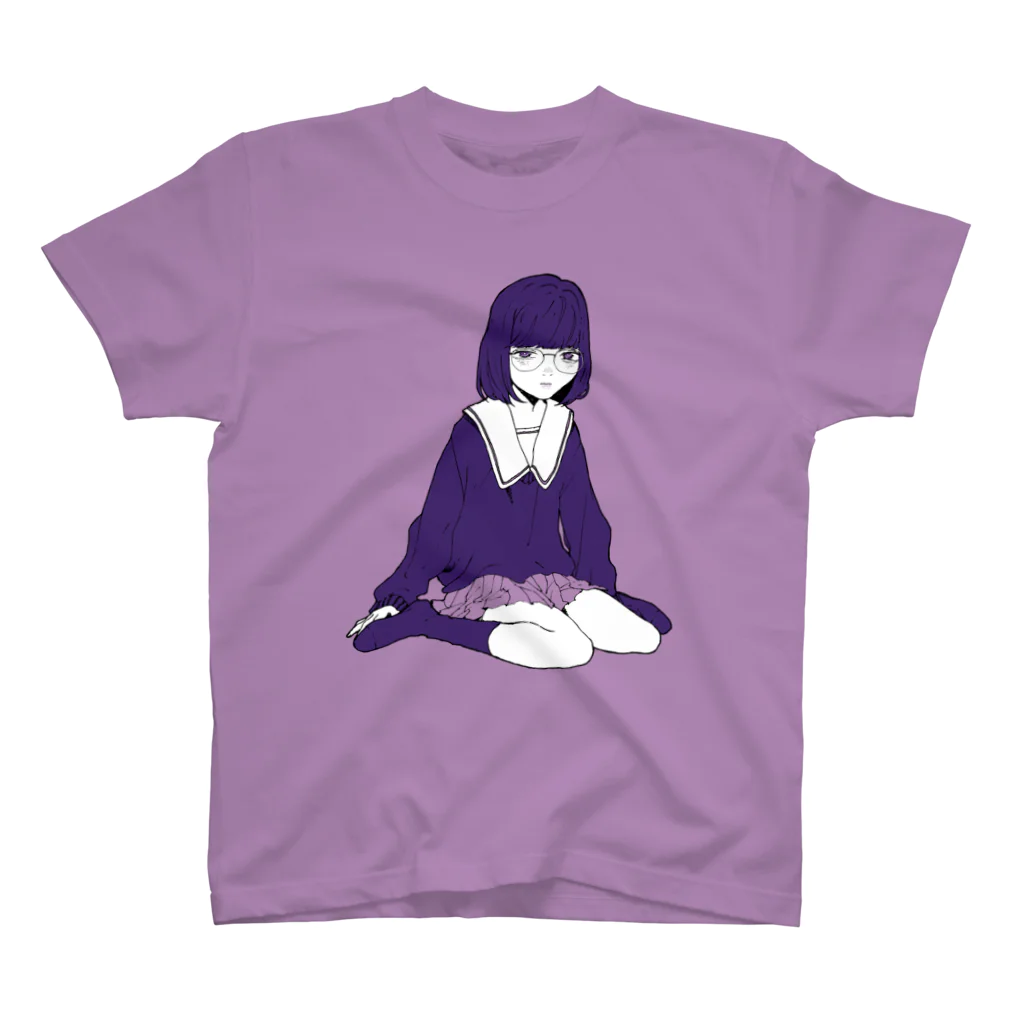 桃色遊戯の眼鏡JKちゃん スタンダードTシャツ