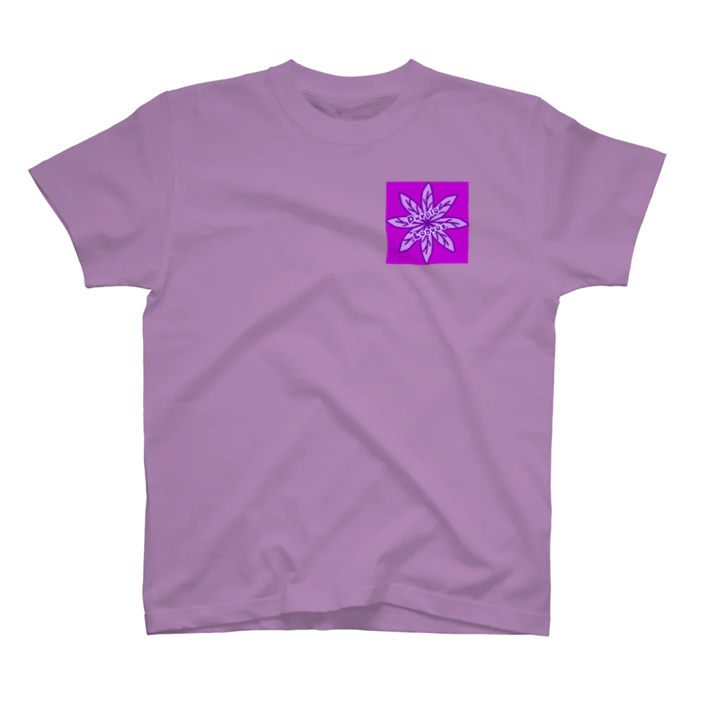 HAKOCHINのPurple Leaves スタンダードTシャツ