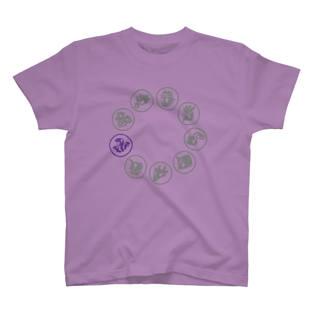 My Crypto Heroes公式グッズのGrape_circle スタンダードTシャツ