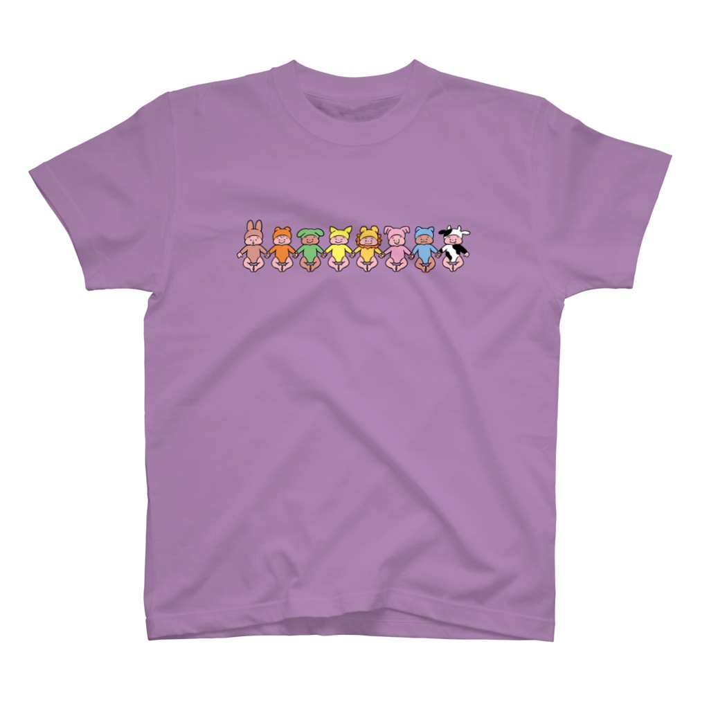 Discover アニメーション メンズ レディース Tシャツ 赤ちゃん 父 母 アニマルズ