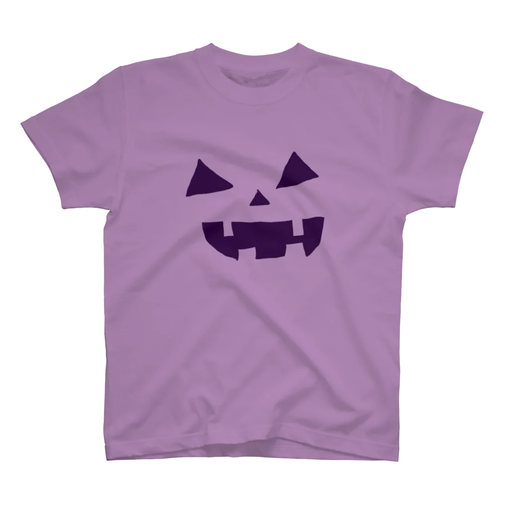 ゆずずショップのハロウィンおばけカボチャ🎃 Regular Fit T-Shirt