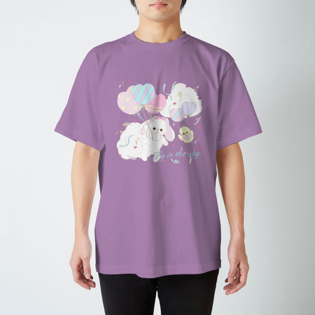 カケスタのちーちゃん　ぴびあちゃん　バルーン Regular Fit T-Shirt