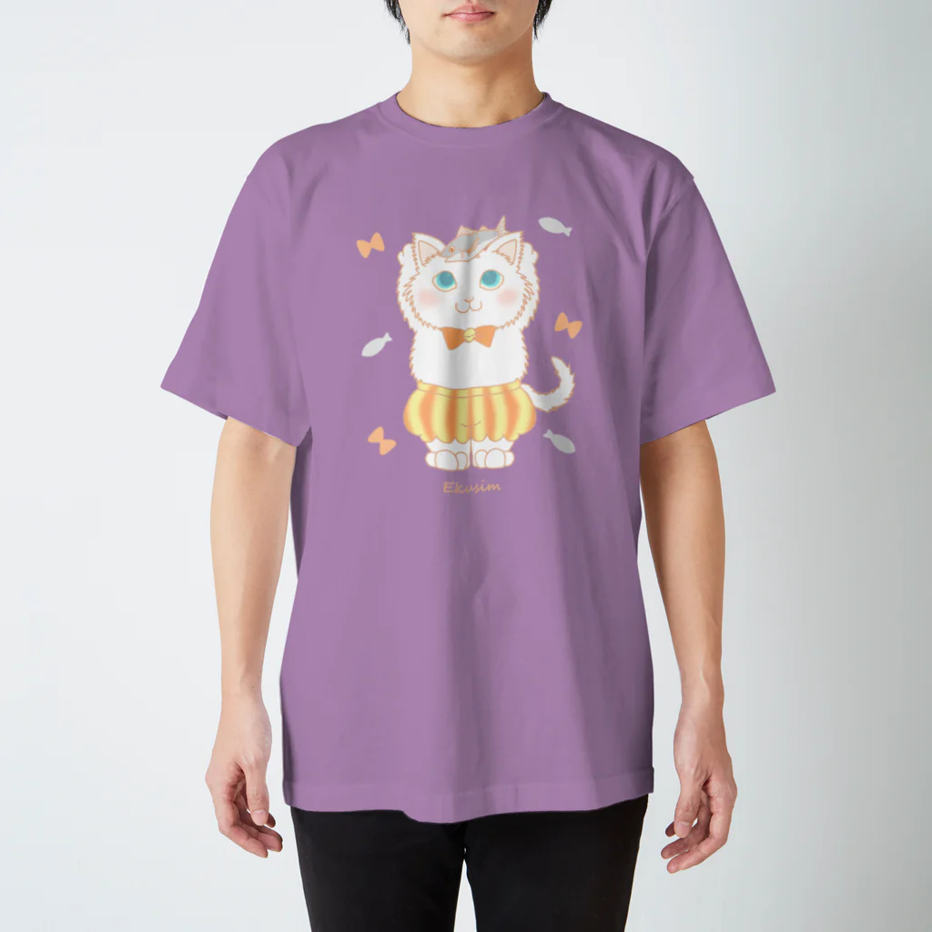 Ekusimのアジ太とネコ王子 Regular Fit T-Shirt