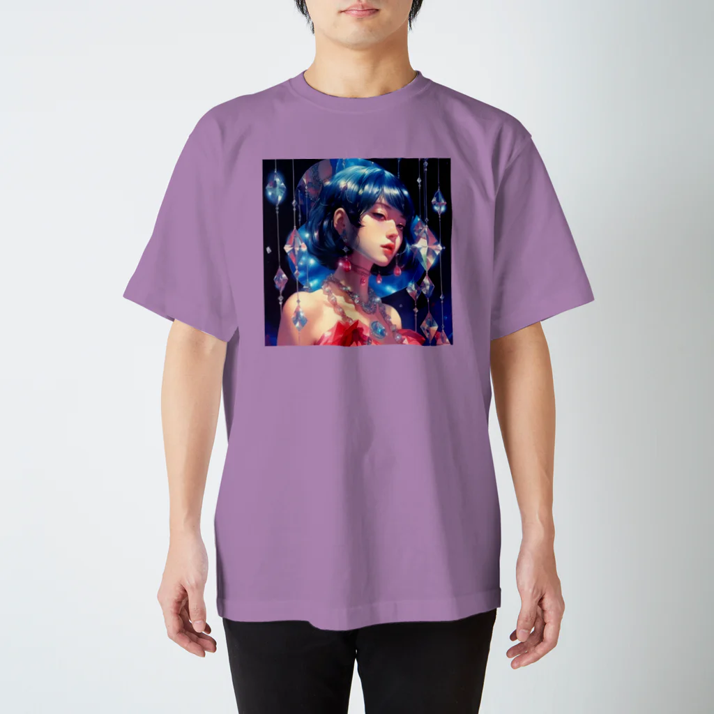 mushroomallowのCRYSTAL GIRL -A- スタンダードTシャツ