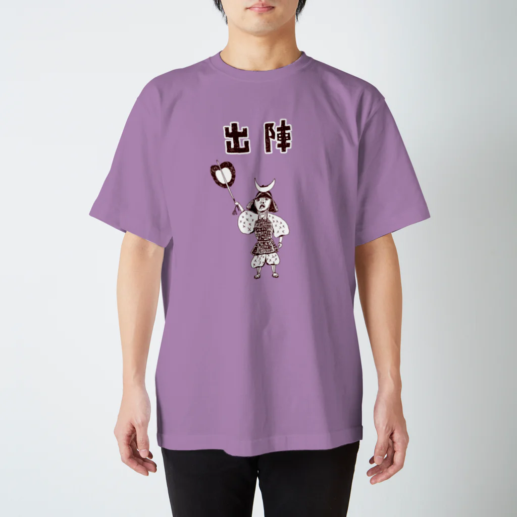 NIKORASU GOの戦国時代デザイン「出陣」（Tシャツ・パーカー・グッズ・ETC） スタンダードTシャツ