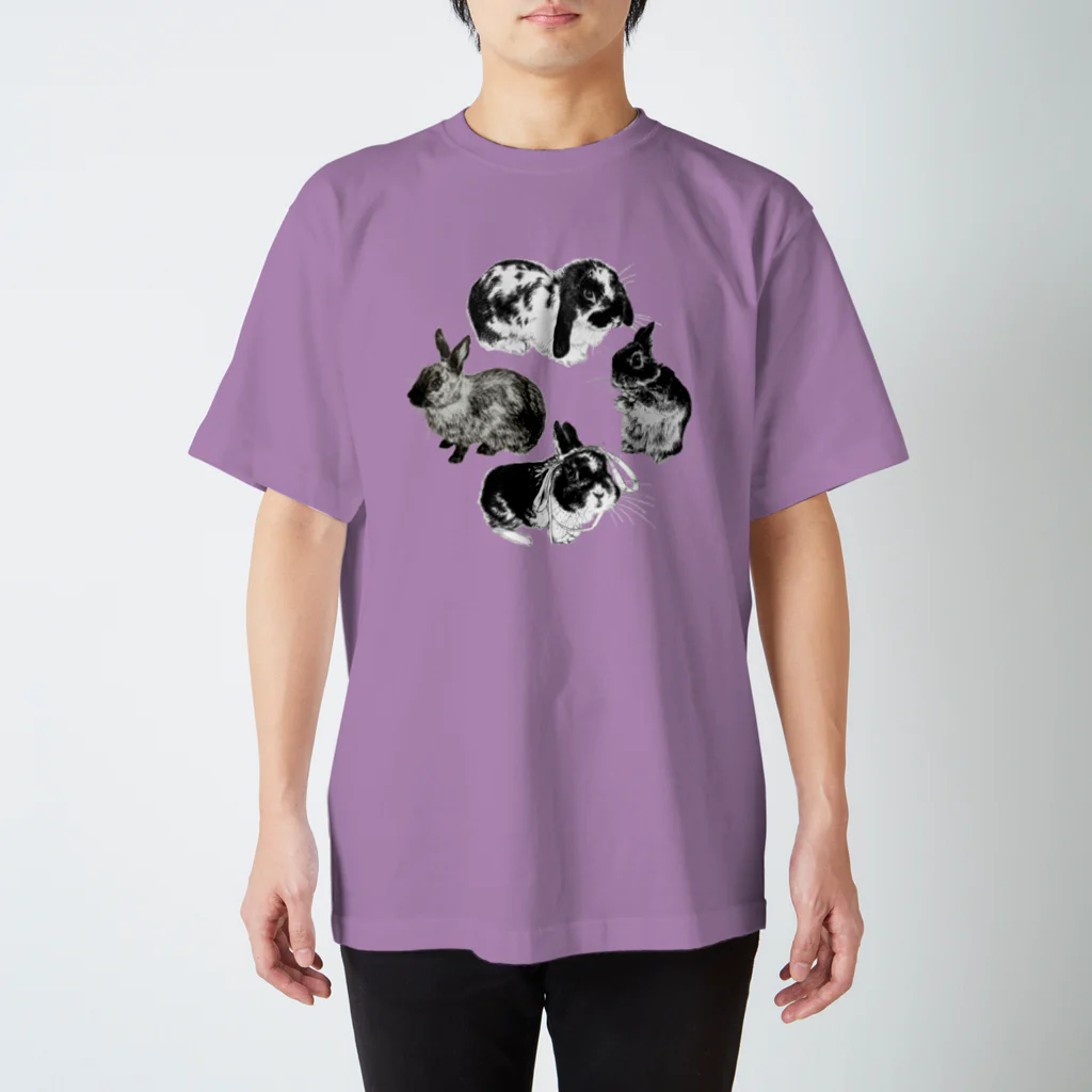 Gallery Neperoのうさぎ環 Regular Fit T-Shirt