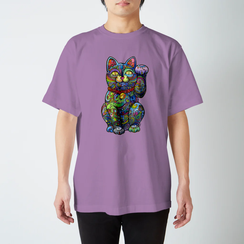 kachino-T-noraの招き猫 スタンダードTシャツ