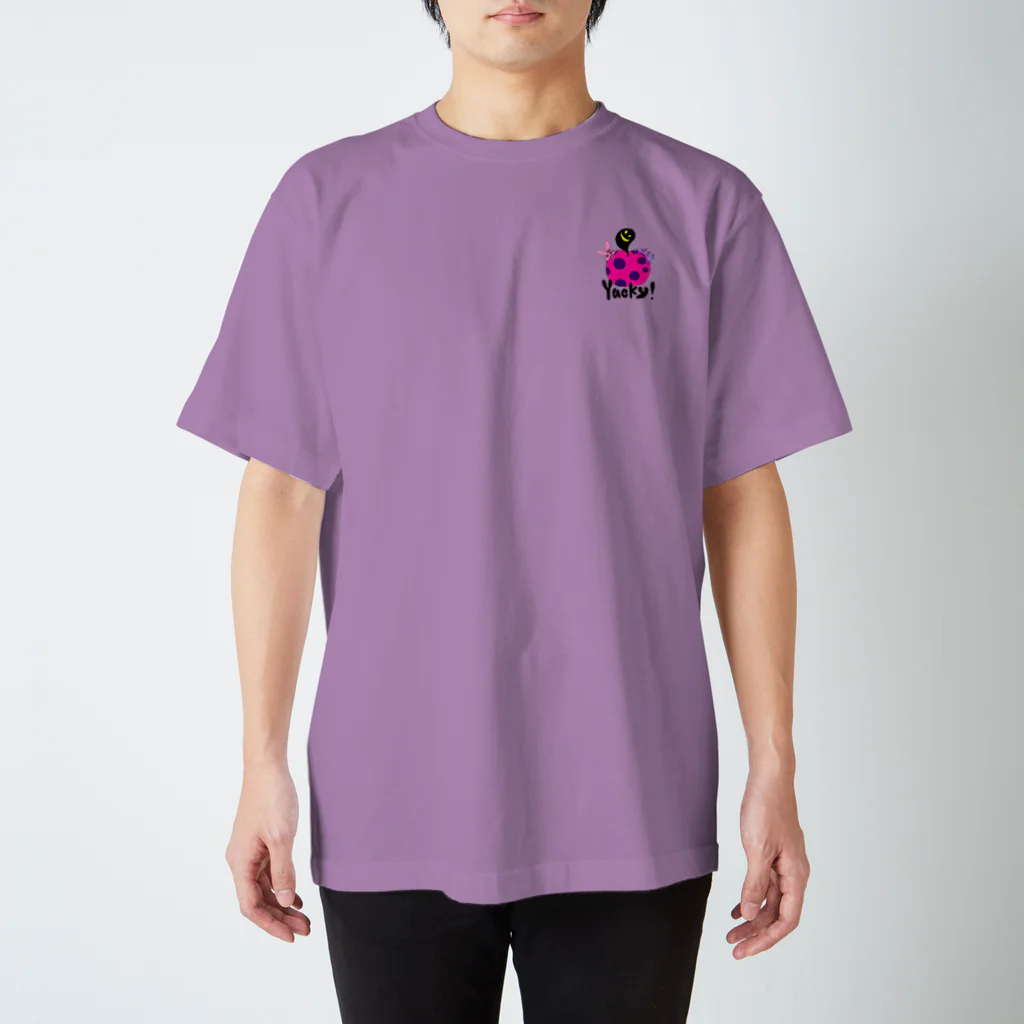 ちょりたん画伯キャラクターズショップのYucky!  かぶりつきシリーズ　毒りんご Regular Fit T-Shirt