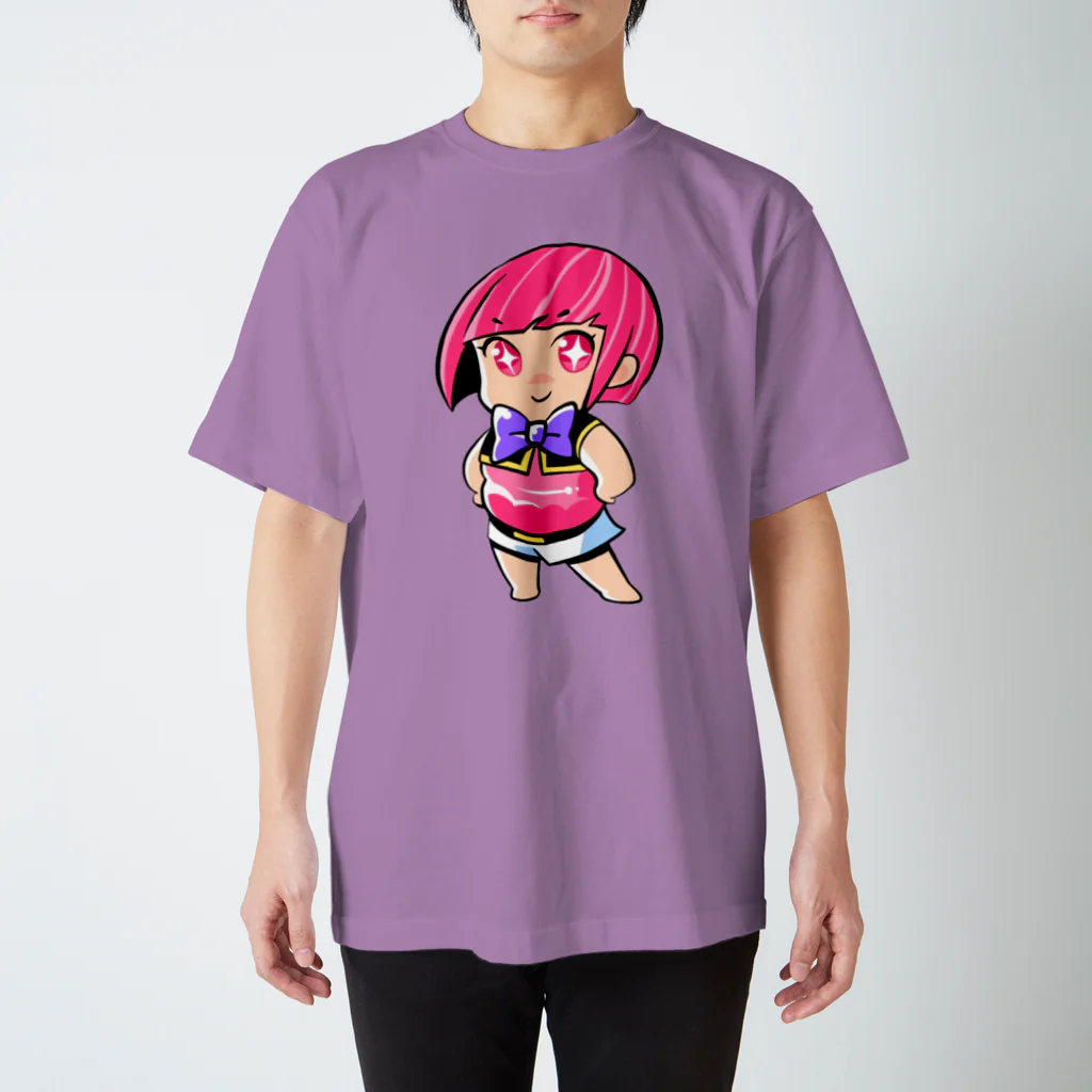 ぽちゃんZ(りょー)のドカンとぽちゃんTシャツ スタンダードTシャツ