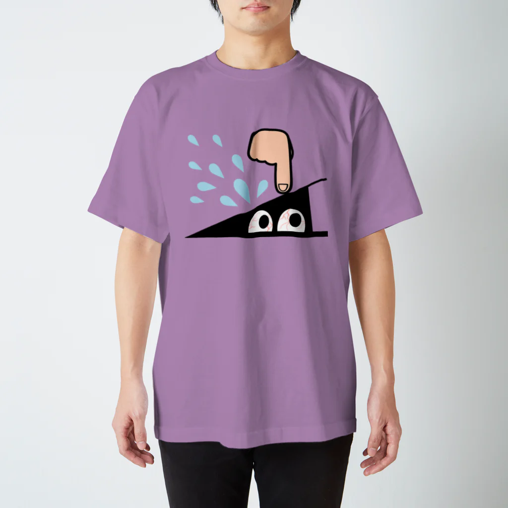 Ａ’ｚｗｏｒｋＳの押されるスリスリくん スタンダードTシャツ