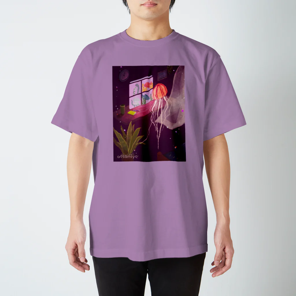 aosansyoの接続するアカクラゲ Just open the window(s) スタンダードTシャツ