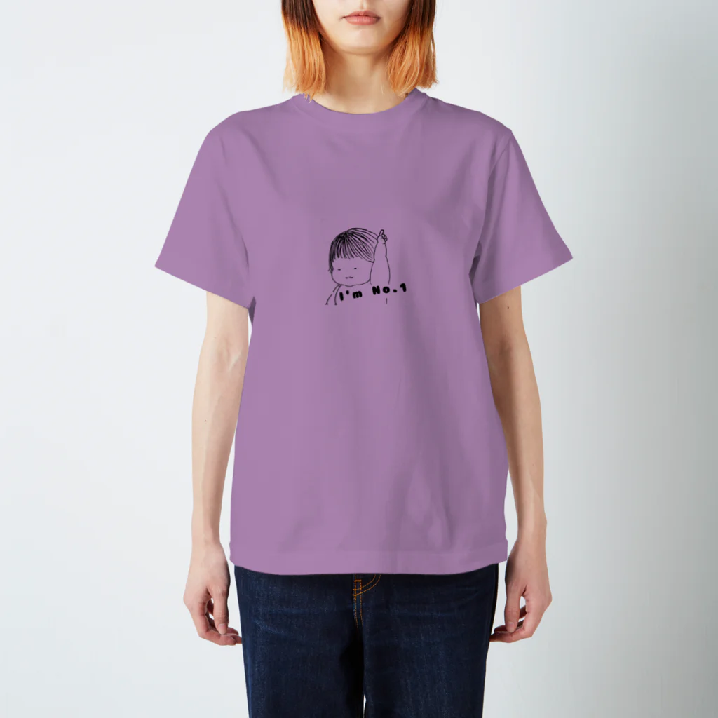 もちもちっこの強気な赤ちゃん Regular Fit T-Shirt