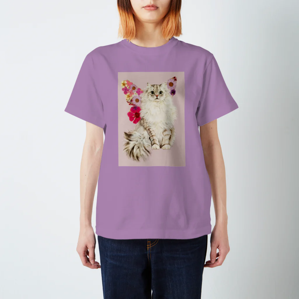 おちょぴのFlower Cat Fairies L スタンダードTシャツ