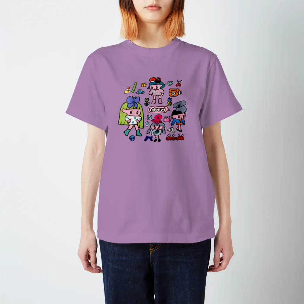 モニョチタポミチのnemui スタンダードTシャツ