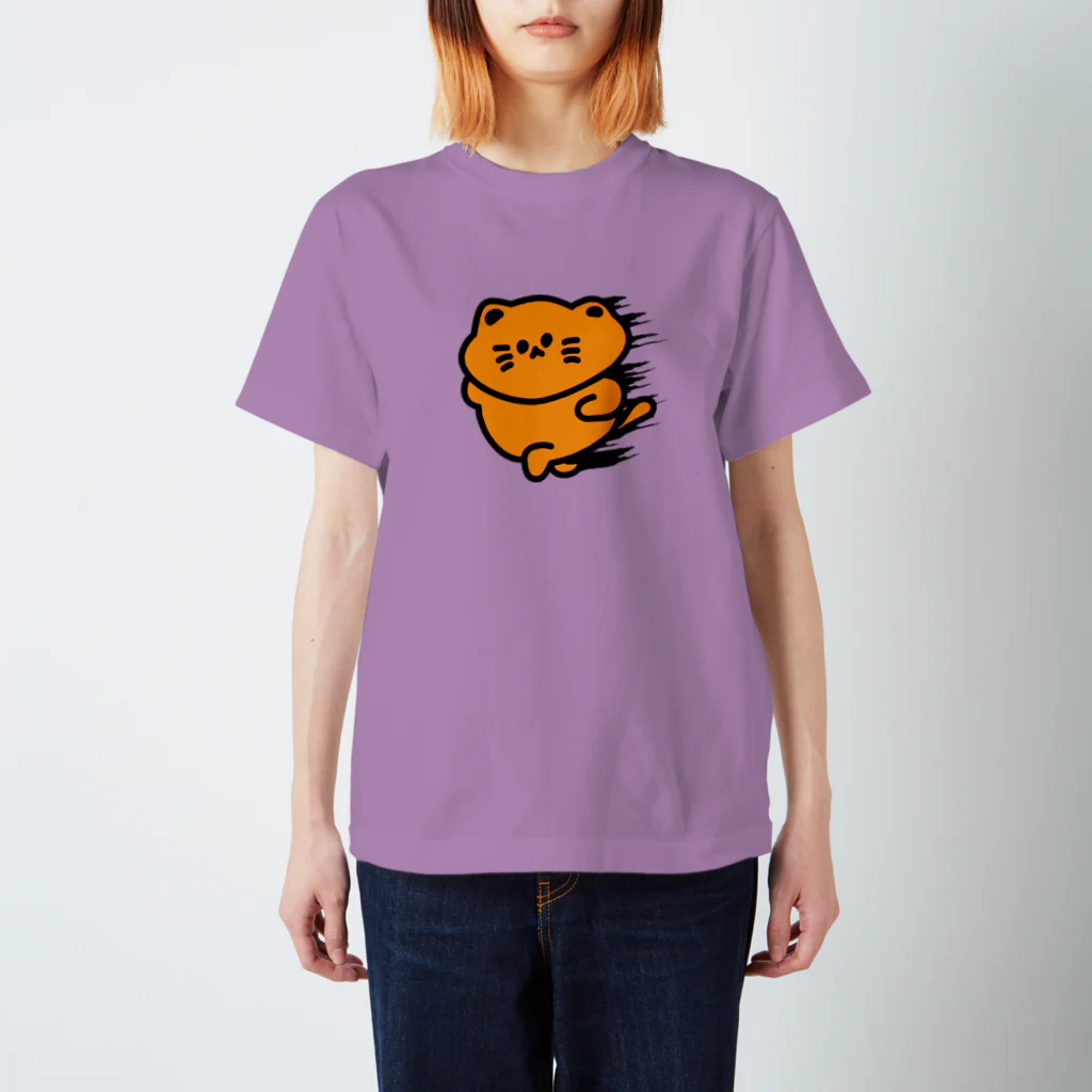 chiffonsanの爆速にゃんこ スタンダードTシャツ