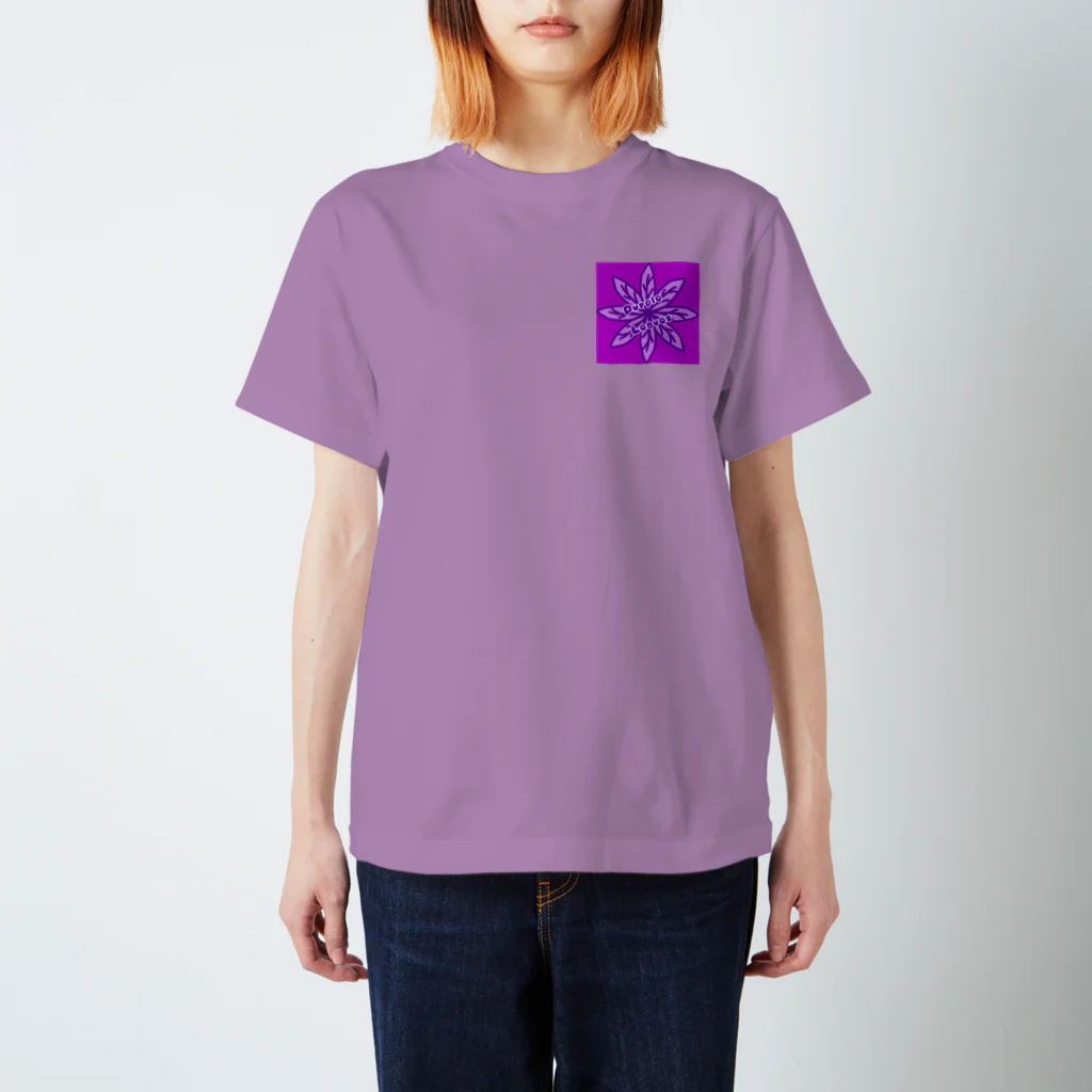 HAKOCHINのPurple Leaves スタンダードTシャツ