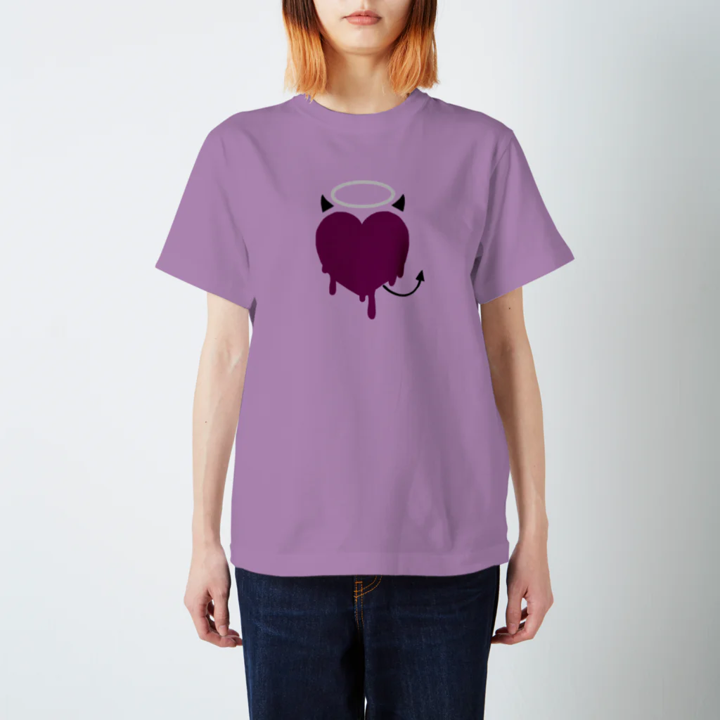 Dreamy sweetsのDevigel Heart♡♥ Regular Fit T-Shirt